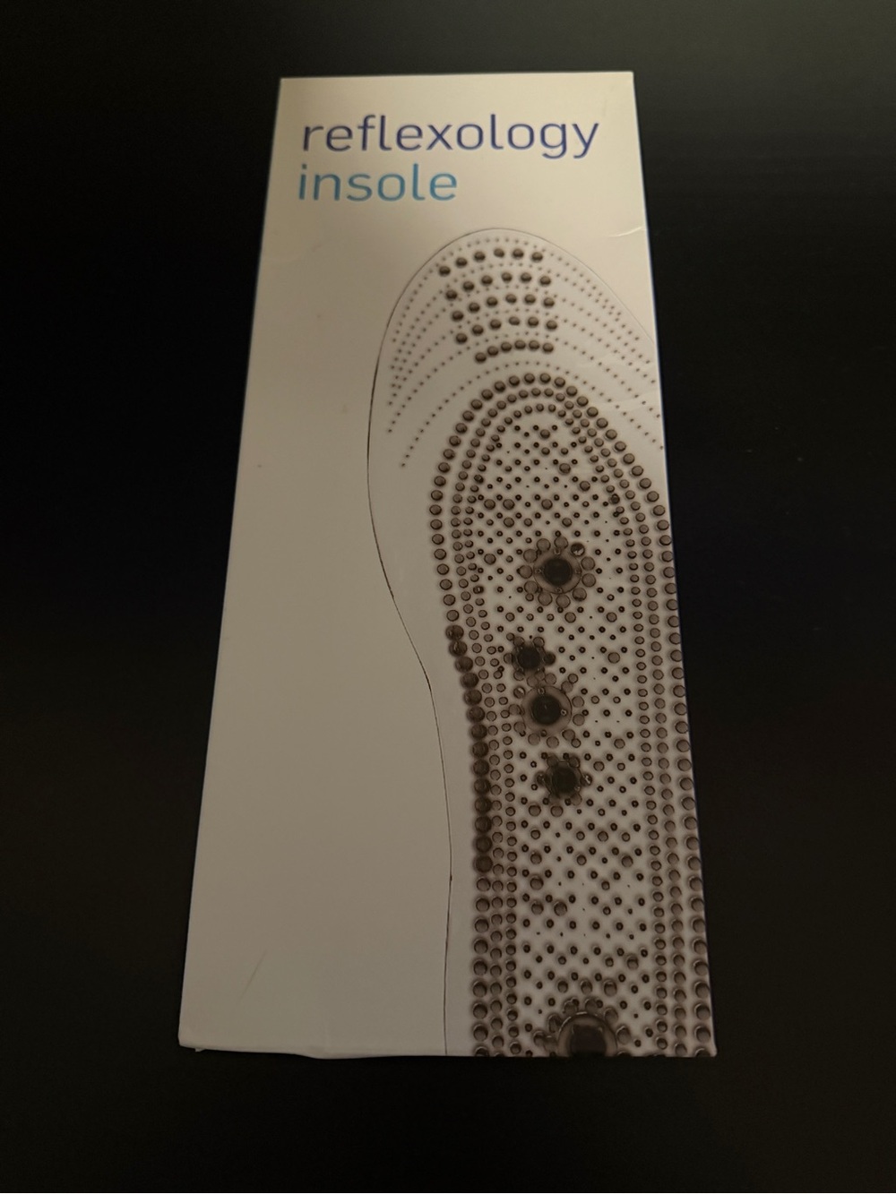 Reflexology Insole Massage Footbed - White